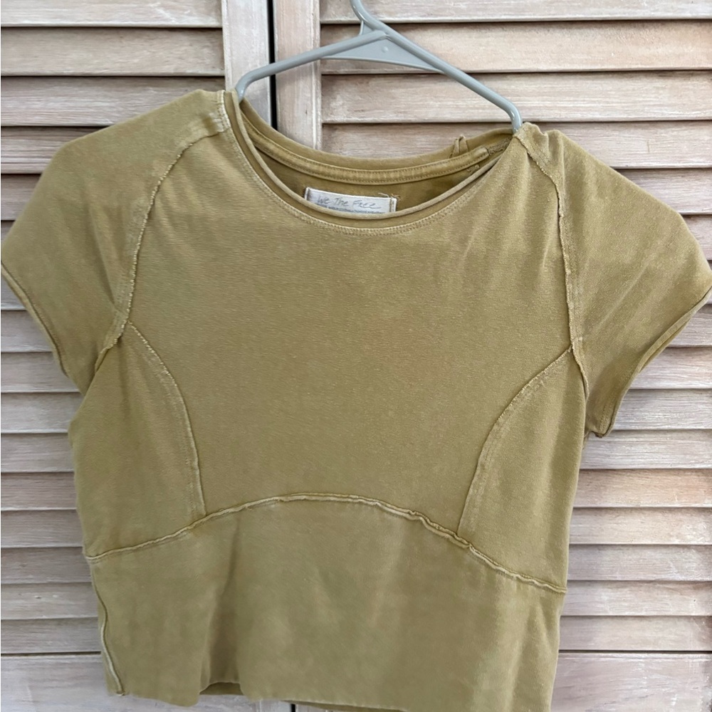 We The Free Protagonist Cropped Cap Sleeve Tee - Picture 4 of 5